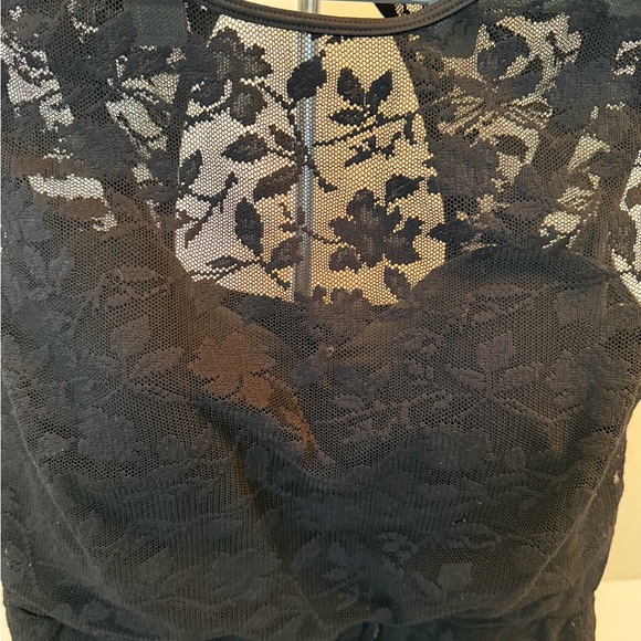 Torrid Black Lace One Piece Swimsuit size 2 - Picture 5 of 11